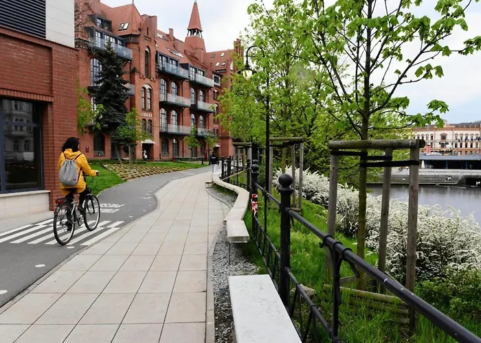 アパート Mieszkanie Stare Bulwar Staromiejski